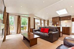 Relaxing lounge at Beech Lodge Windermere